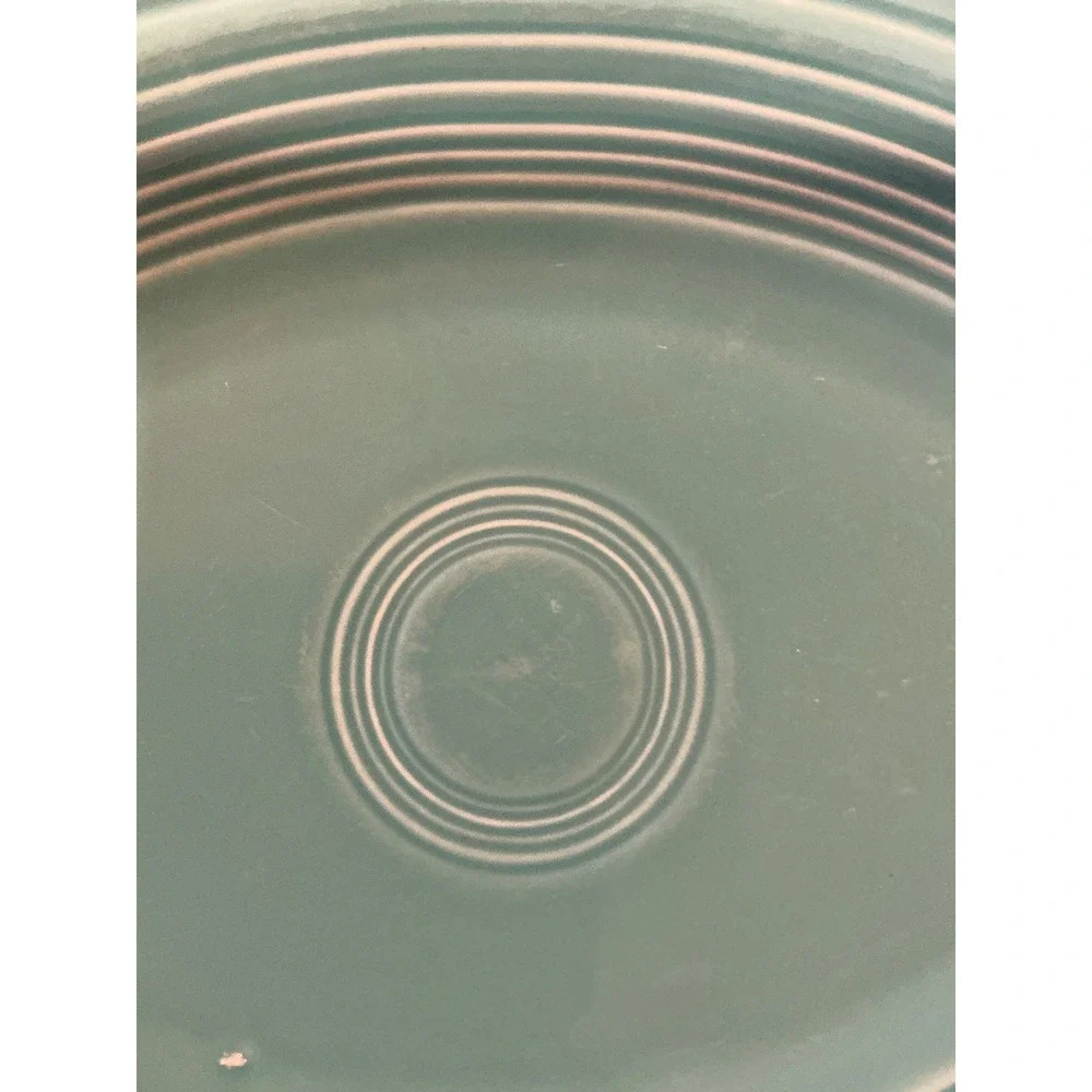 Fiesta Turquoise Oval Serving Platter 11 inch Homer Laughlin HLC USA Turquoise